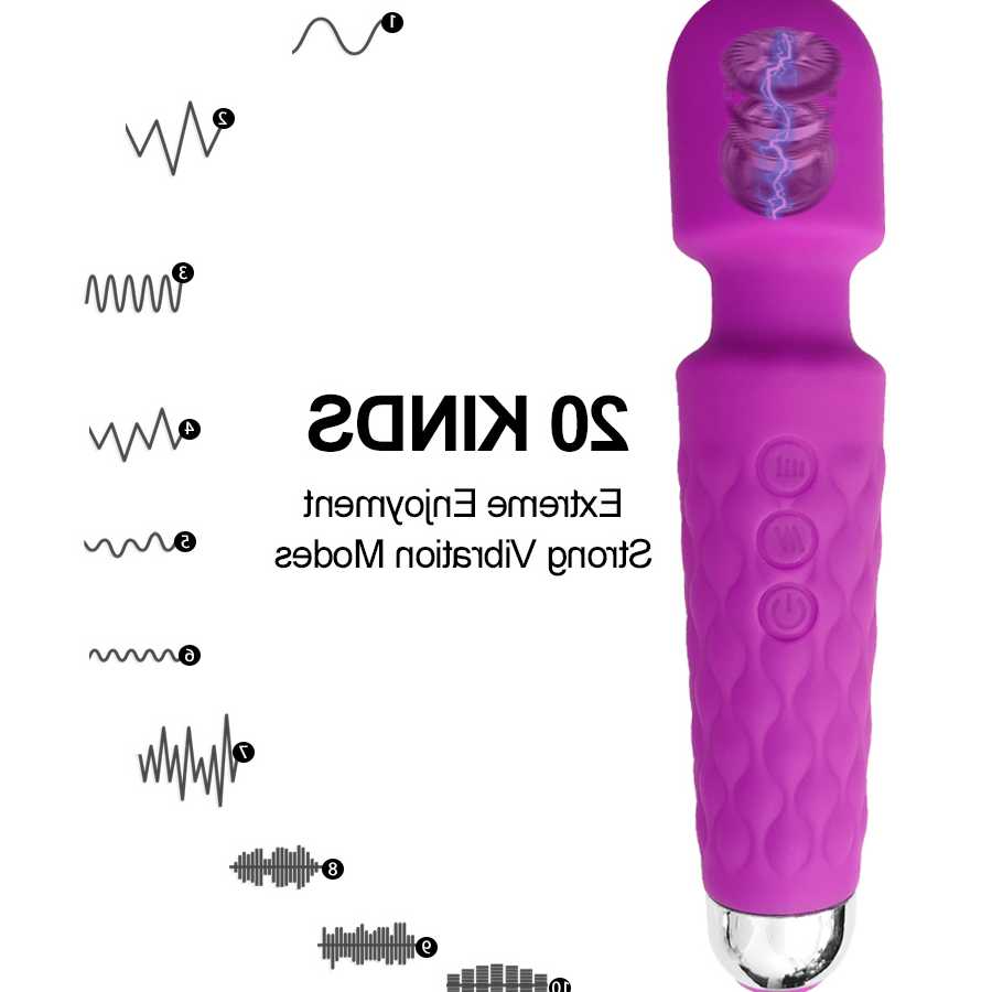 Magiczna różdżka - mini wibrator dla kobiet z funkcją stymul…