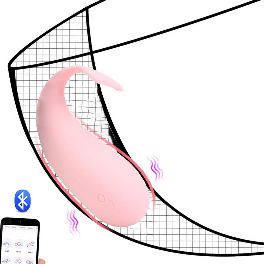 Tanio Wibrujące jajko z kontrolą Bluetooth - stymulator G Spot w k… sklep