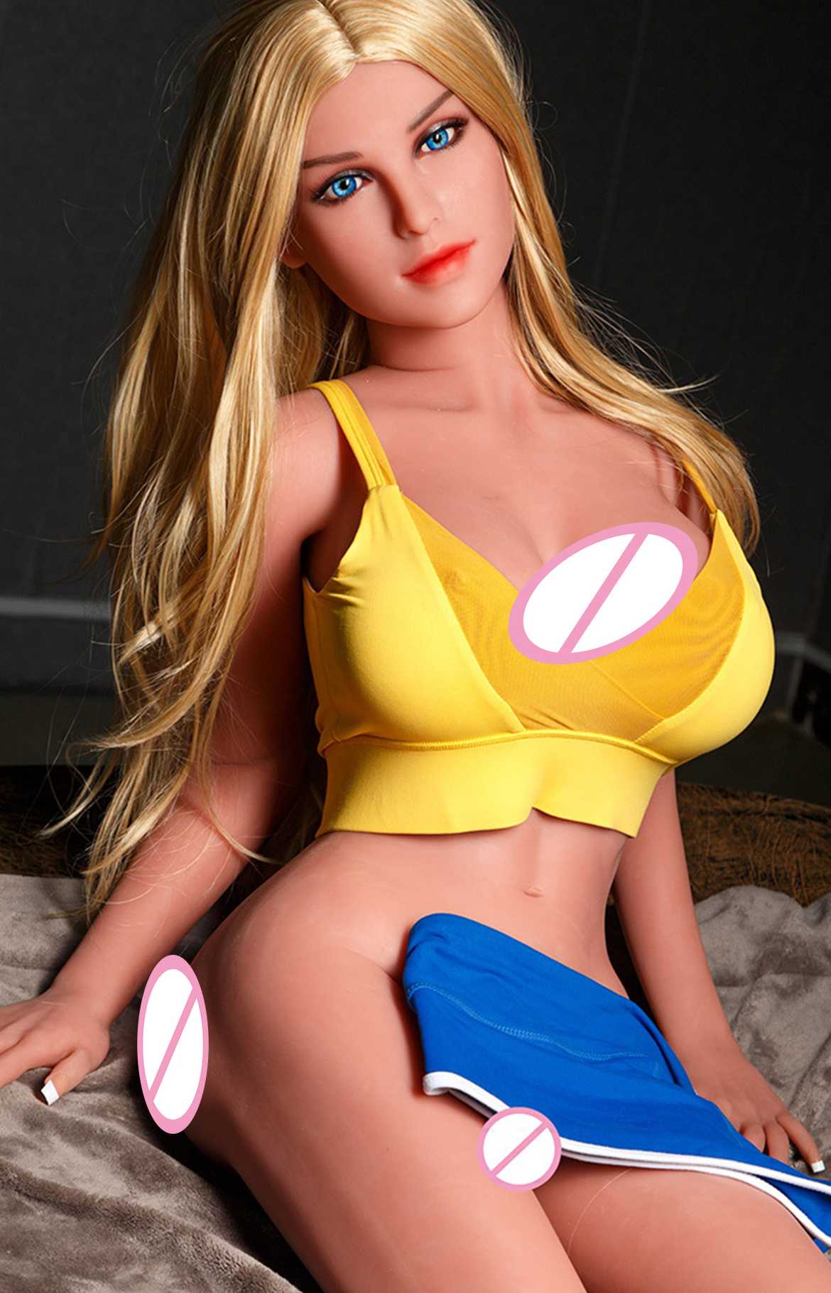 Realistyczna lalka seksualna z dużym tyłkiem i piersiami ora…
