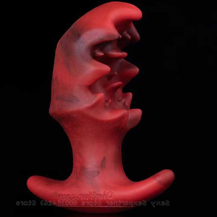 Opinie Czerwony Silikonowy Dildo Zwierzęcy Strapon z G-Spotem dla M… sklep online