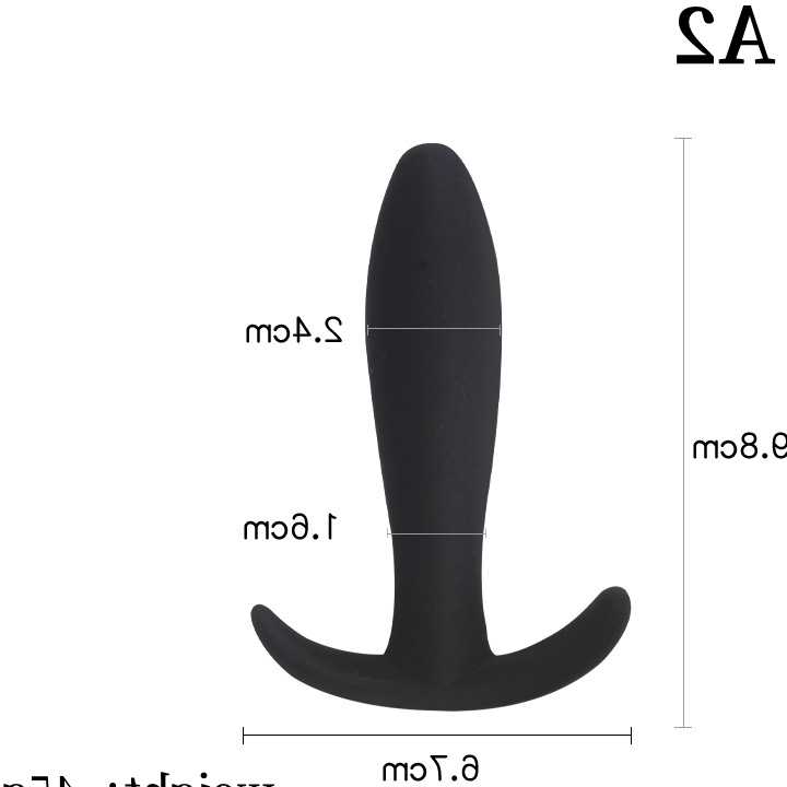 Tanie Silikonowy korek analny z otwartym końcem - Sex zabawka dla … sklep internetowy