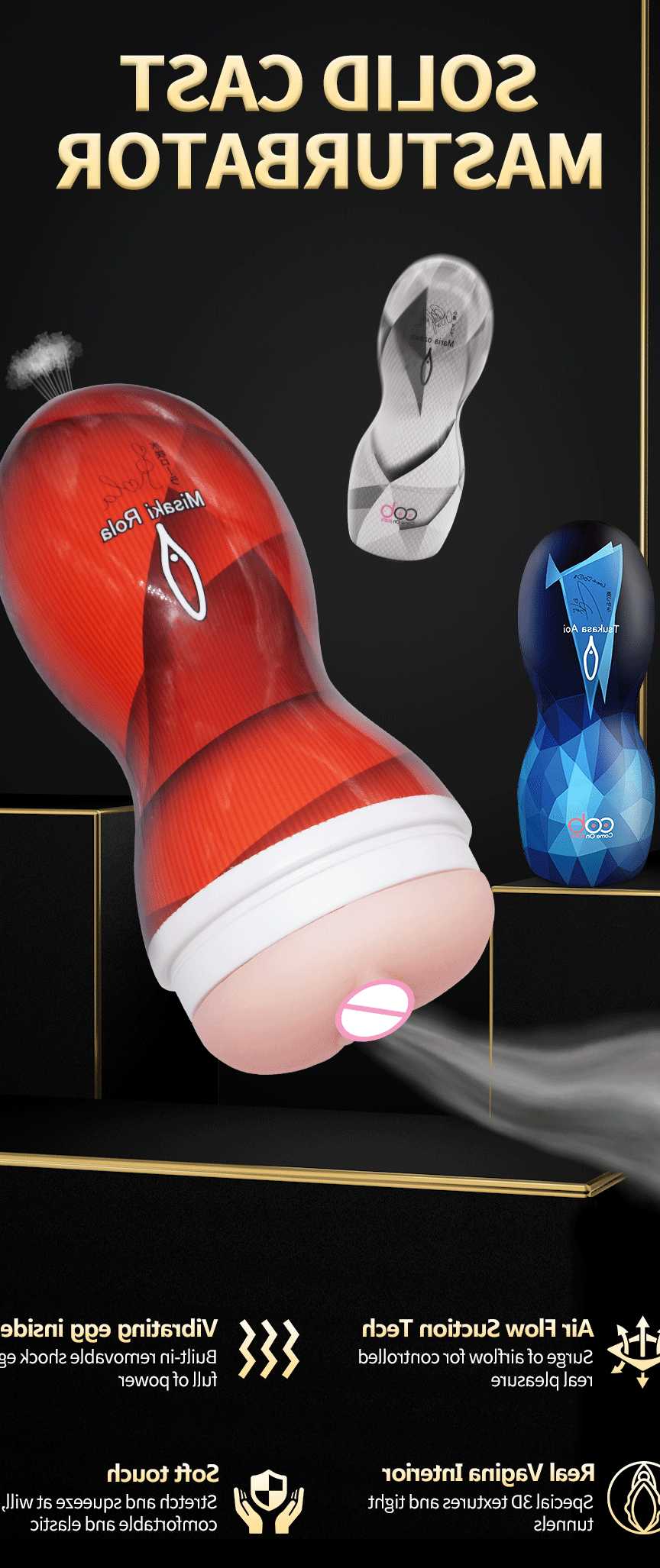 Męskie masturbatory Vaginator - próżniowe kieszonkowe cipki …