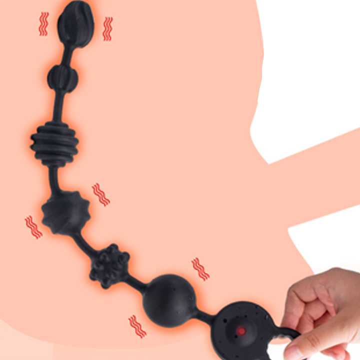 Tanie Męski masaż prostaty kulki analne wibrator seks-zabawka dla …