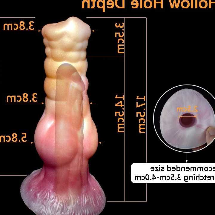 Tanie FRKO Dog Knot Dildo - silikonowe powiększenie penisa dla zwi…