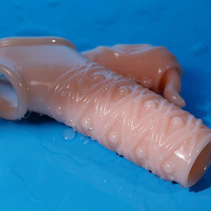 Wibrator Penis Ring Cock powiększenie rękaw opóźniony wytrys…