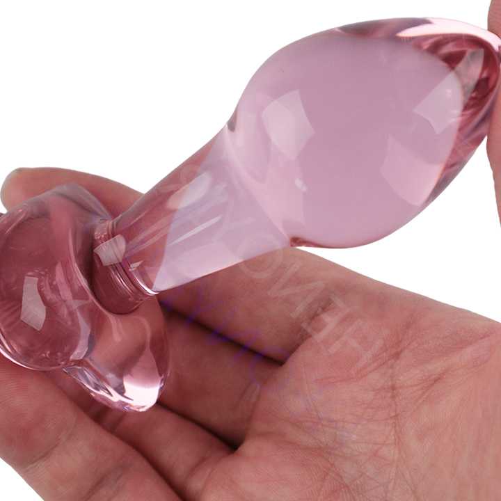 Tanie Kryształowy Penis z Korekiem Analnym - Ręczne Urządzenie do …