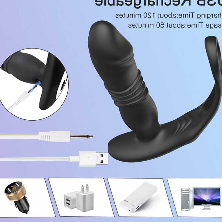 Tanie Pilot aplikacji Control masażer prostaty wbijając korek anal… sklep internetowy