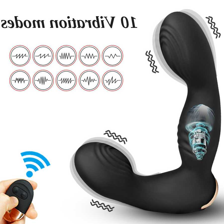 Bezprzewodowy wibrator prostaty z pilotem - zabawka erotyczn…