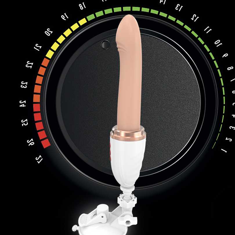 Tanio Teleskopowy wibrator Sex Machine z automatycznym masażerem G… sklep