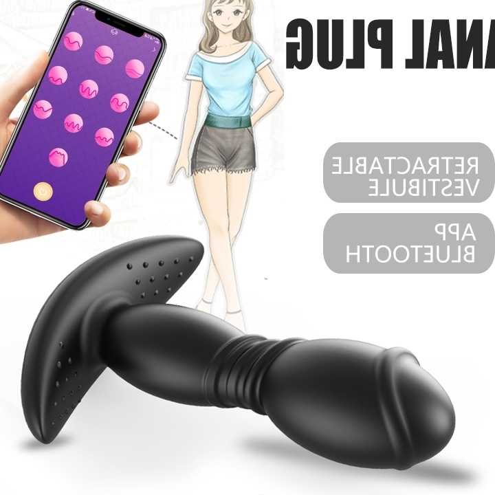 Tanie Wibrujący stymulator prostaty z Bluetooth i opóźnionym wytry…