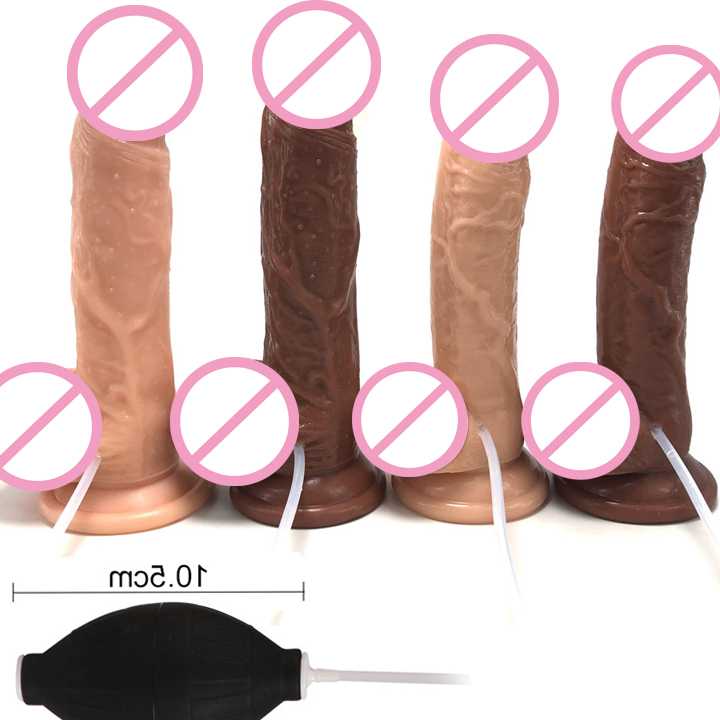 Tanie Realistyczny Spray Penis z Przyssawką dla Kobiet - Big Dick … sklep