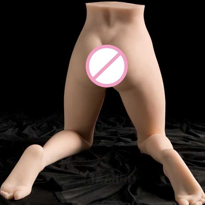 Tanie 100Cm top seks lalka prawdziwe torso cartoon porno doll możn…