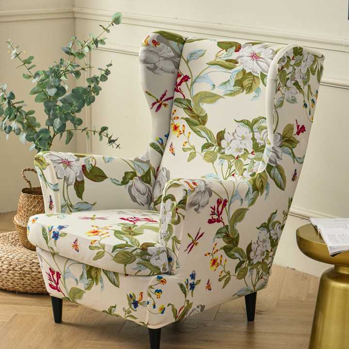 Tanie Pokrowce Floral Printed Stretch Elastan Nordic Relax Sofa Sl…